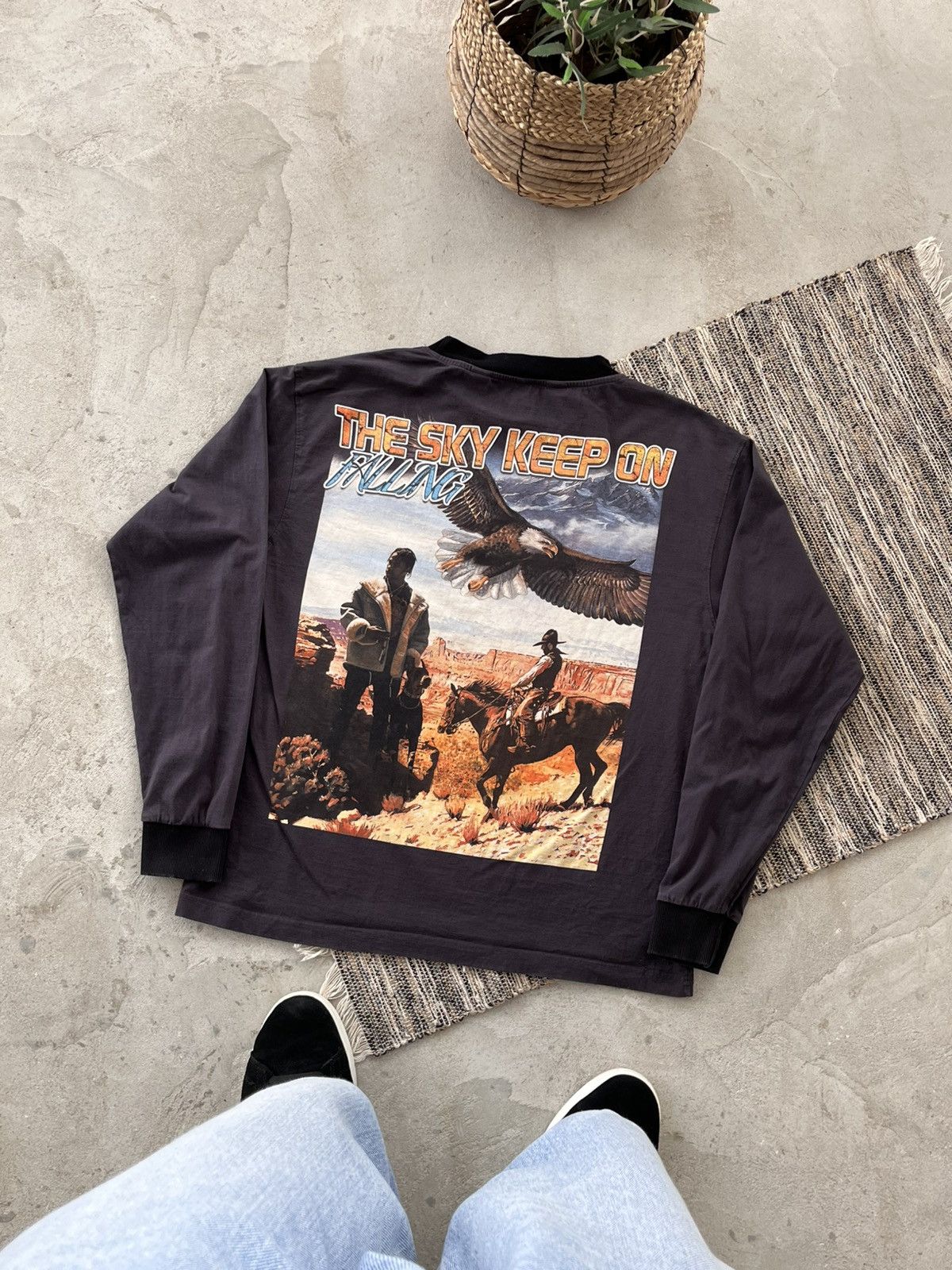 Marino Morwood Rare Travis Scott Marino Morwood LongSleeve Rap Tshirt Size US M / EU 48-50 / 2 - 2 Thumbnail