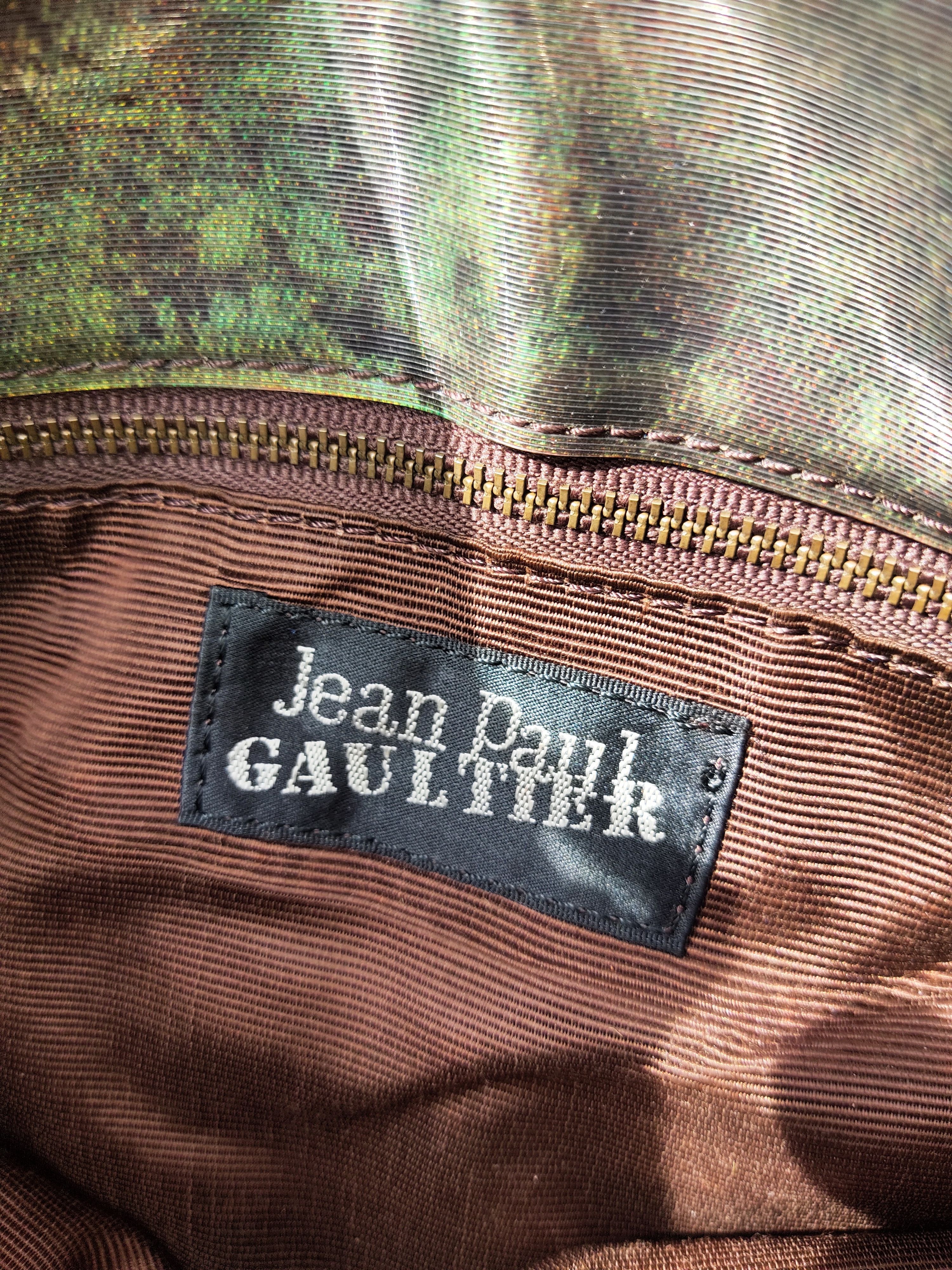 Gaultier Homme Objet × Jean Paul Gaultier Rare Vtg JPG Gaultier Cyber Rust Sling Messenger Bag Size ONE SIZE - 4 Thumbnail