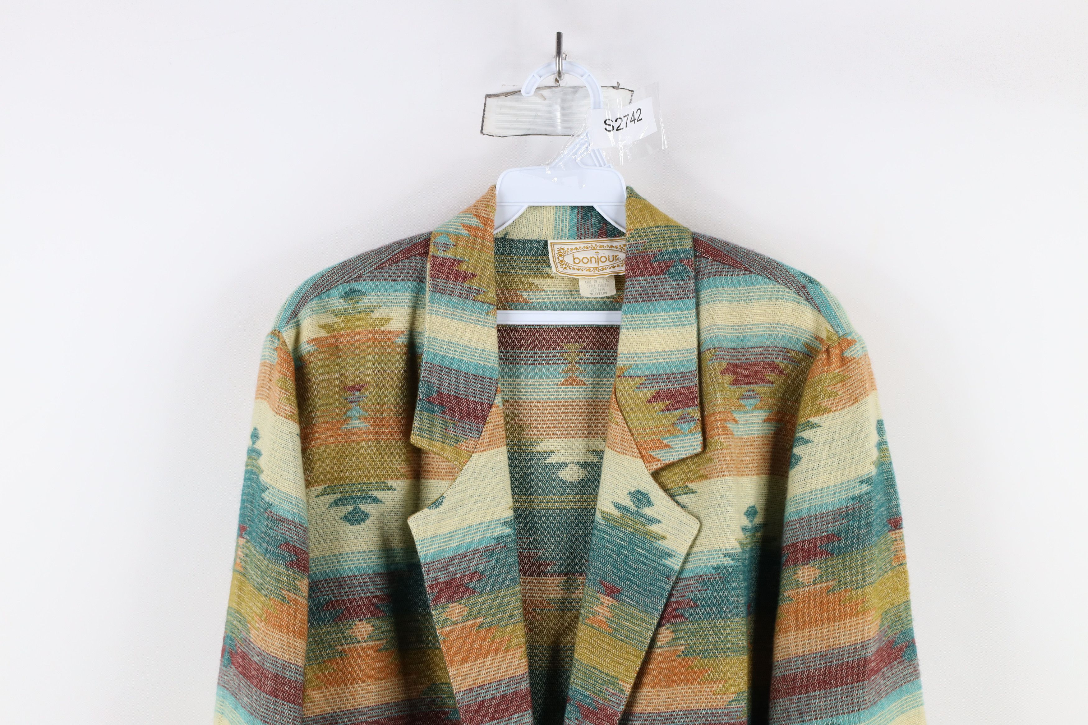 Vintage Vintage 90s Streetwear Southwestern Fiesta Blazer Jacket USA Size M / US 6-8 / IT 42-44 - 2 Thumbnail