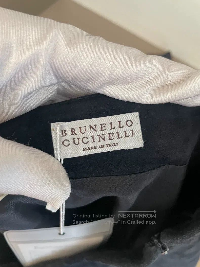 Brunello Cucinelli Brunello Cucinelli Black Leather Skirt Size 26" / US 2 / IT 38 - 6 Thumbnail