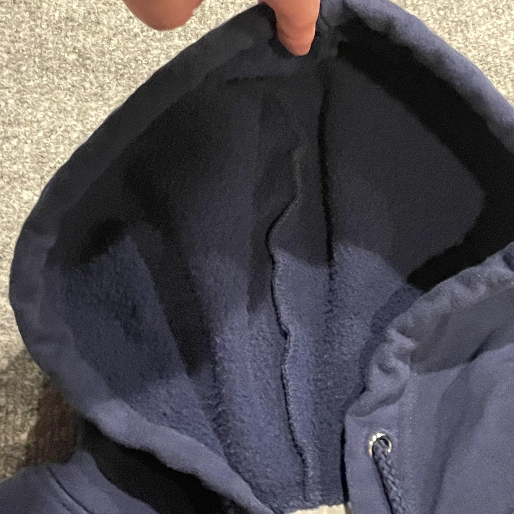 Disney Disney Disneyland Mickey Mouse Full Zip Hoodie Sweatshirt Adult M Navy Blue Fleece Back Graphic Print Logo Zipper Mens Sportswear Size US M / EU 48-50 / 2 - 7 Thumbnail