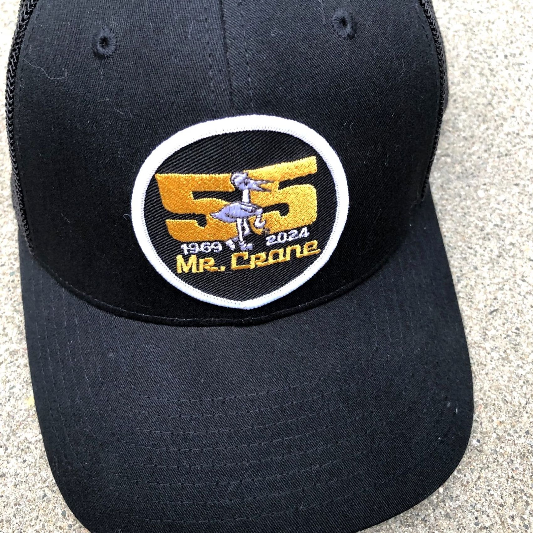 Vintage RICHARDSON Trucker Hat Men's L/XL Fitted Cap Black 1969-2024 Mr. Crane 55 Vintage? Size ONE SIZE - 2 Thumbnail