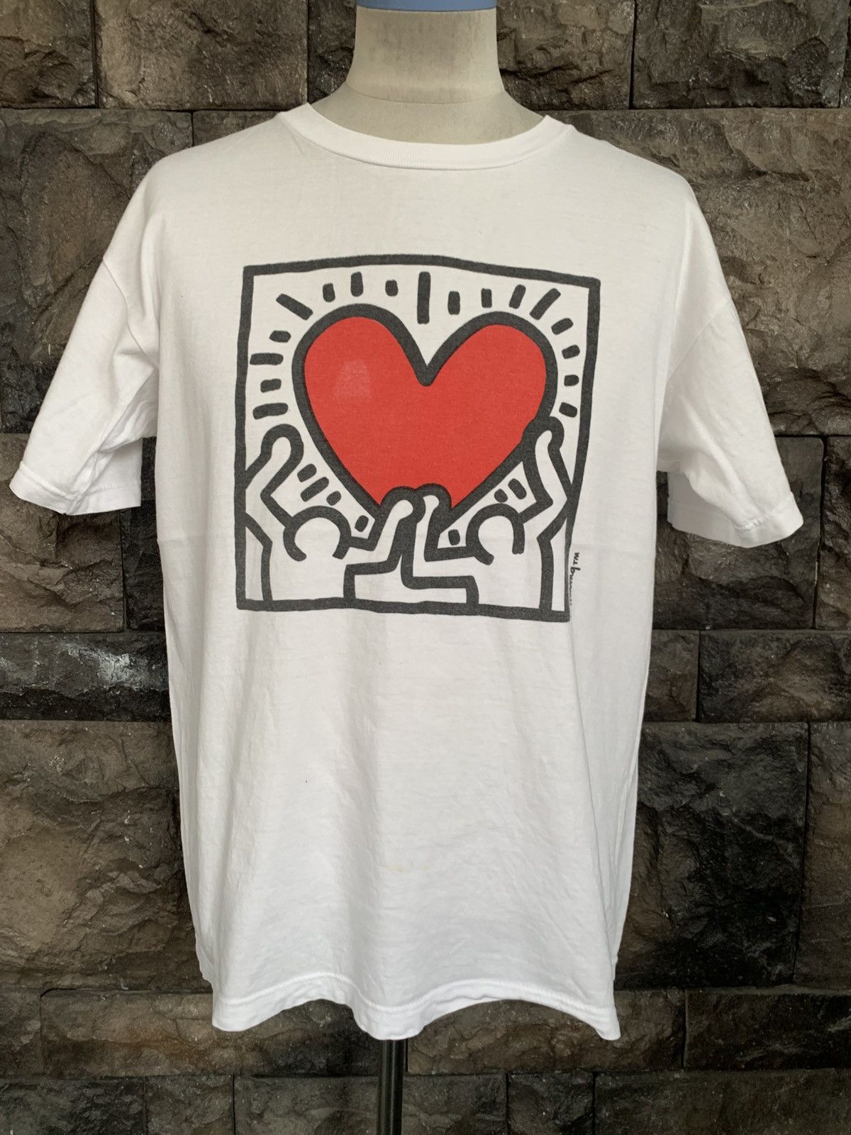 Keith Haring Vintage 90s Keith Haring Pop Shop Artwork T shirt Size US M / EU 48-50 / 2 - 1 Thumbnail