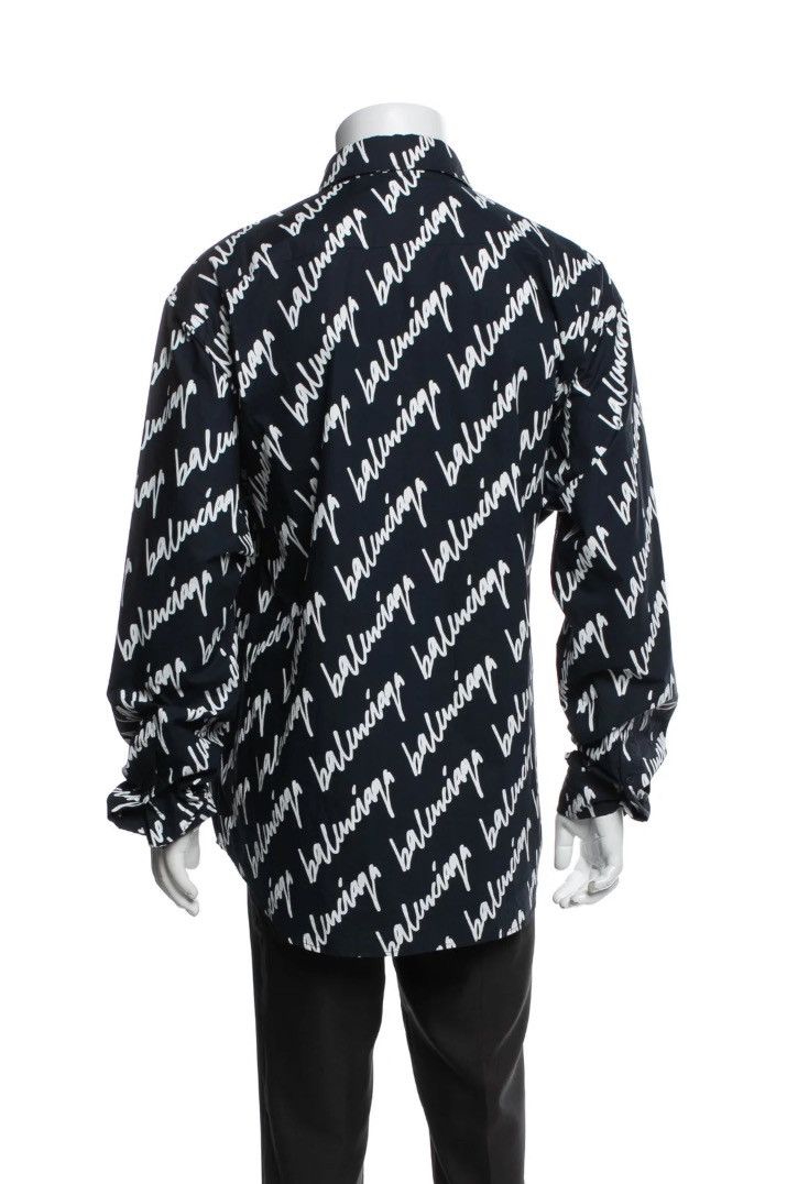 Balenciaga Balenciaga 2021 Printed Shirt Size US XL / EU 56 / 4 - 3 Thumbnail