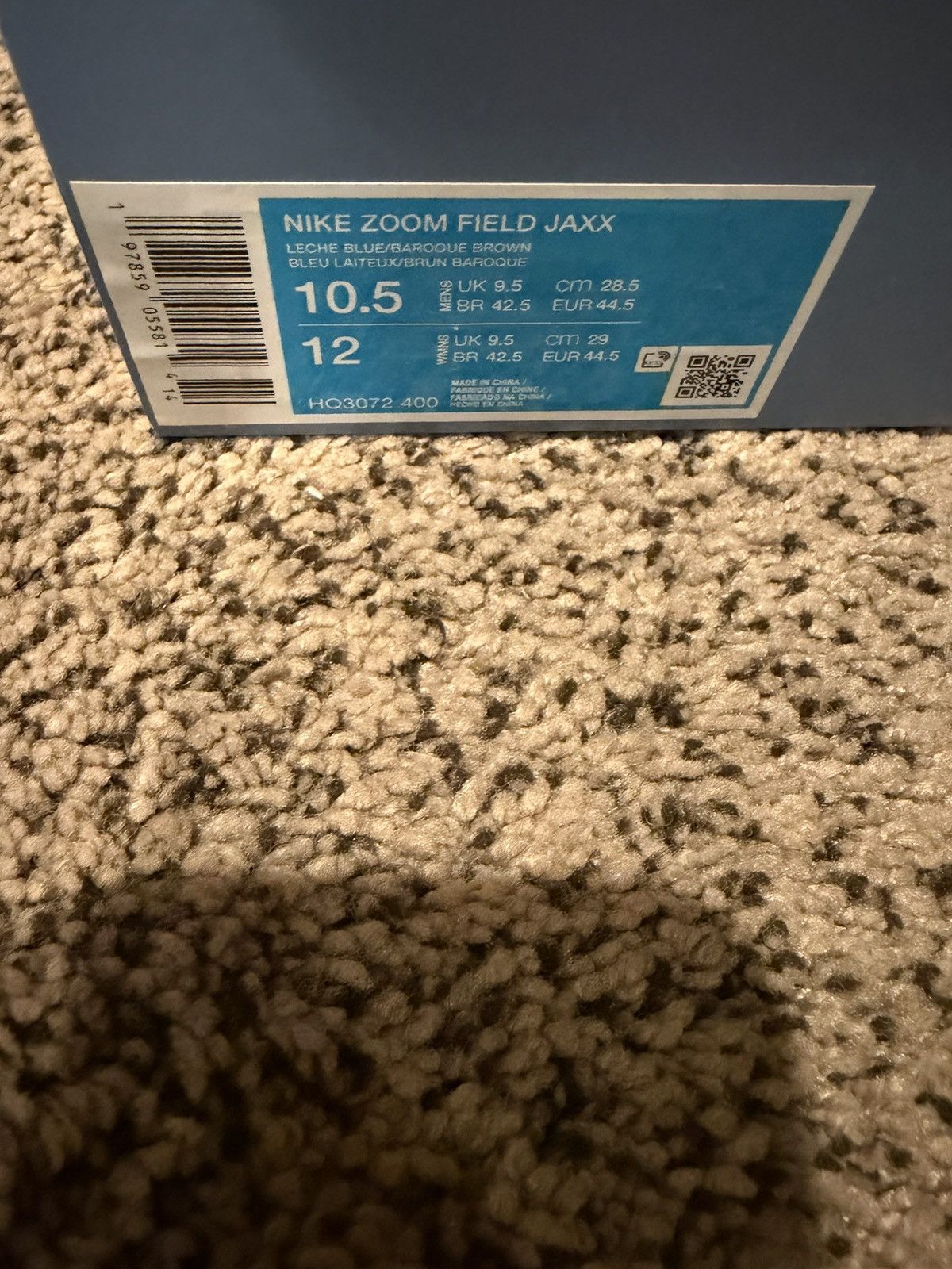 Nike × Travis Scott Nike Zoom Field Jaxx Leche Blue Size US 10.5 / EU 43-44 - 9 Thumbnail