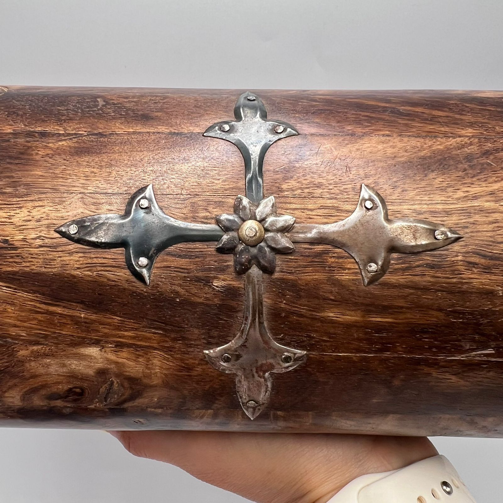 Vintage Vintage Carved Wooden Jewelry Boxes Set Handmade Hardwood Size ONE SIZE - 7 Thumbnail