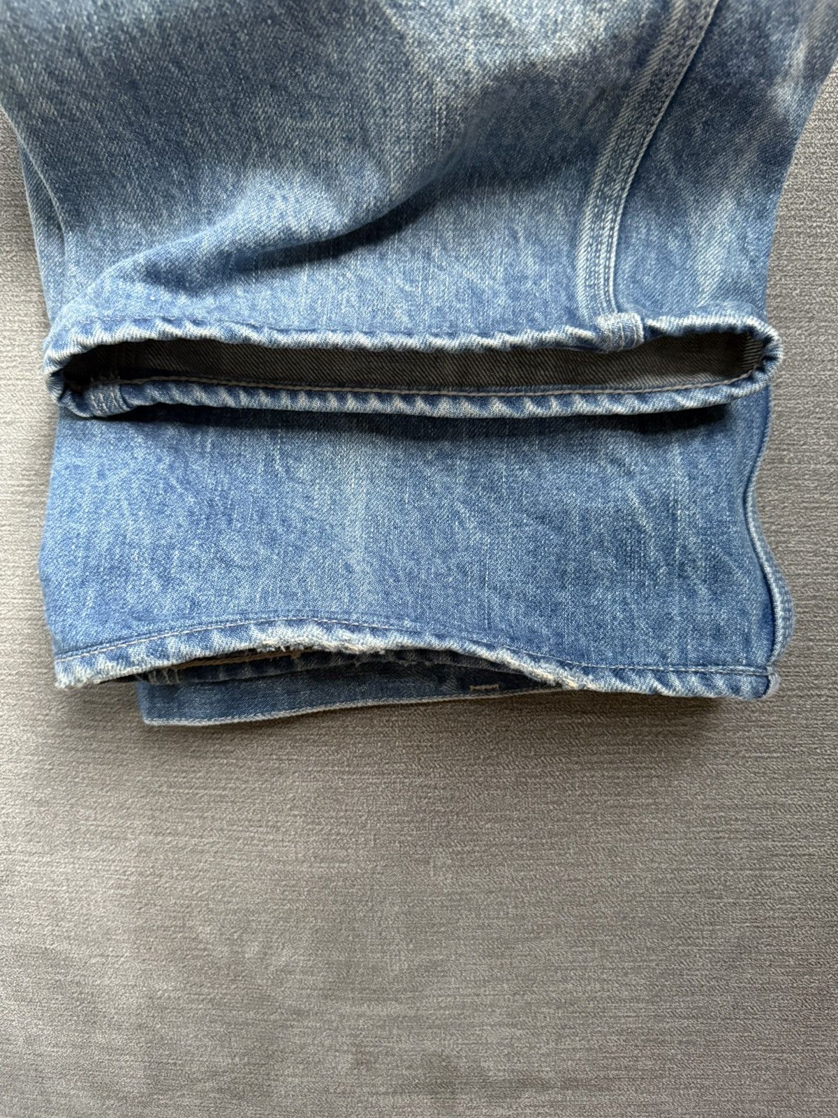 Auralee AURALEE SELVEDGE FADED HEAVY DENIM PAINTER PANTS Size US 32 / EU 48 - 9 Thumbnail
