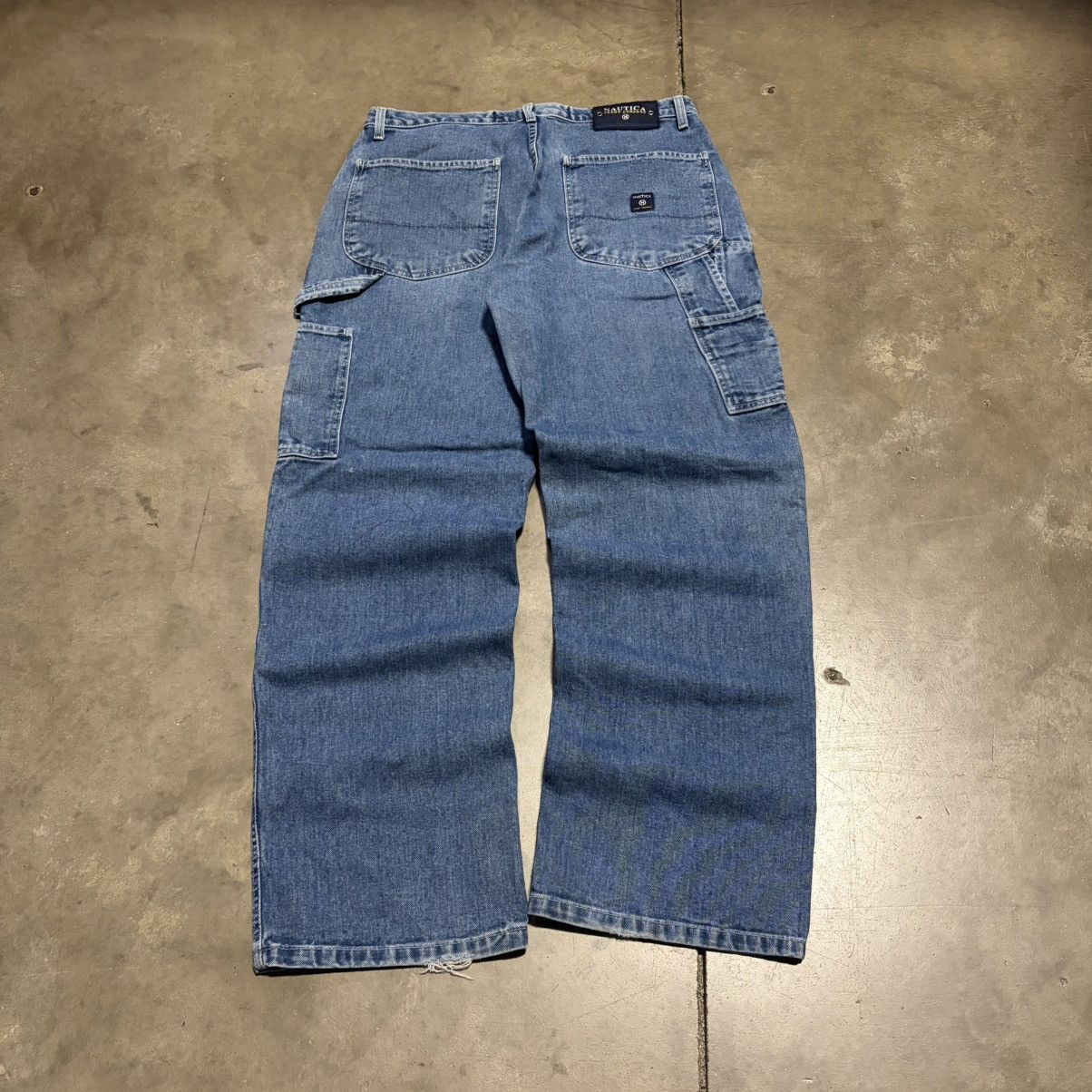 Nautica Vintage Nautica Jeans Wide Leg Baggy Carpenter Skater Y2K Size US 34 / EU 50 - 1 Thumbnail