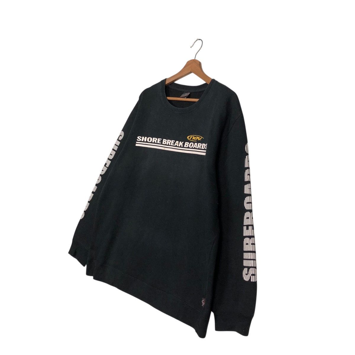 Vintage 📌Vintage Sweatshirt Nev Surf Style Shore Break Boards Size US L / EU 52-54 / 3 - 3 Thumbnail