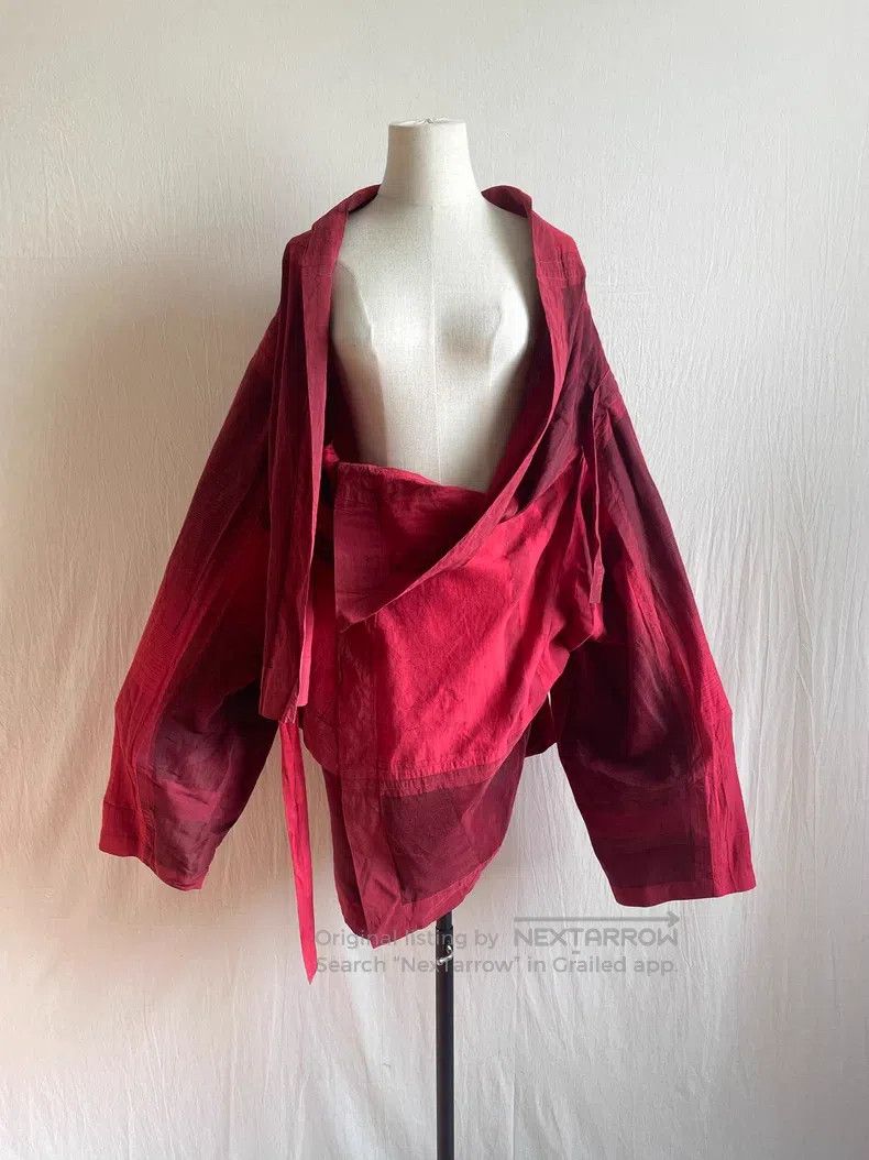 Issey Miyake Issey Miyake Red Coat Size M / US 6-8 / IT 42-44 - 4 Thumbnail