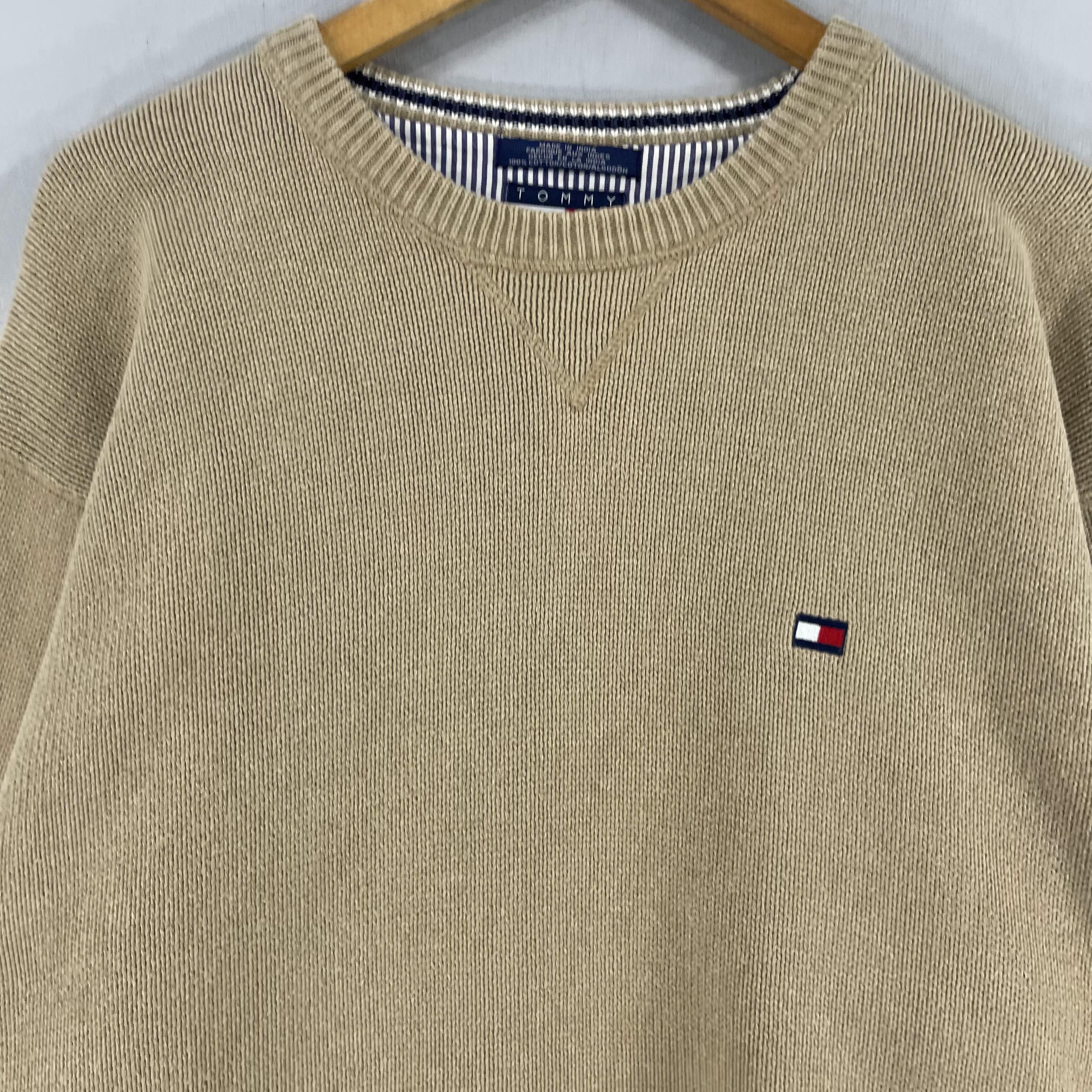 Tommy Hilfiger × Vintage Vintage TOMMY HILFIGER Small Flag Crewneck Knitwear Size US L / EU 52-54 / 3 - 2 Thumbnail