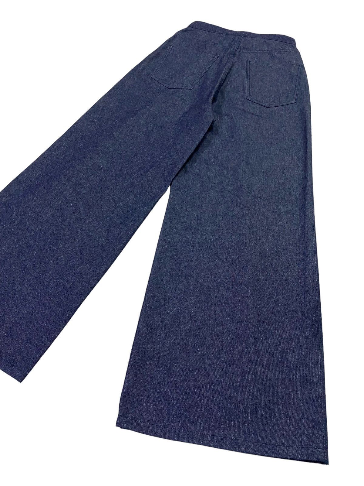 John Lawrence Sullivan Rigid Denim Wide Pants