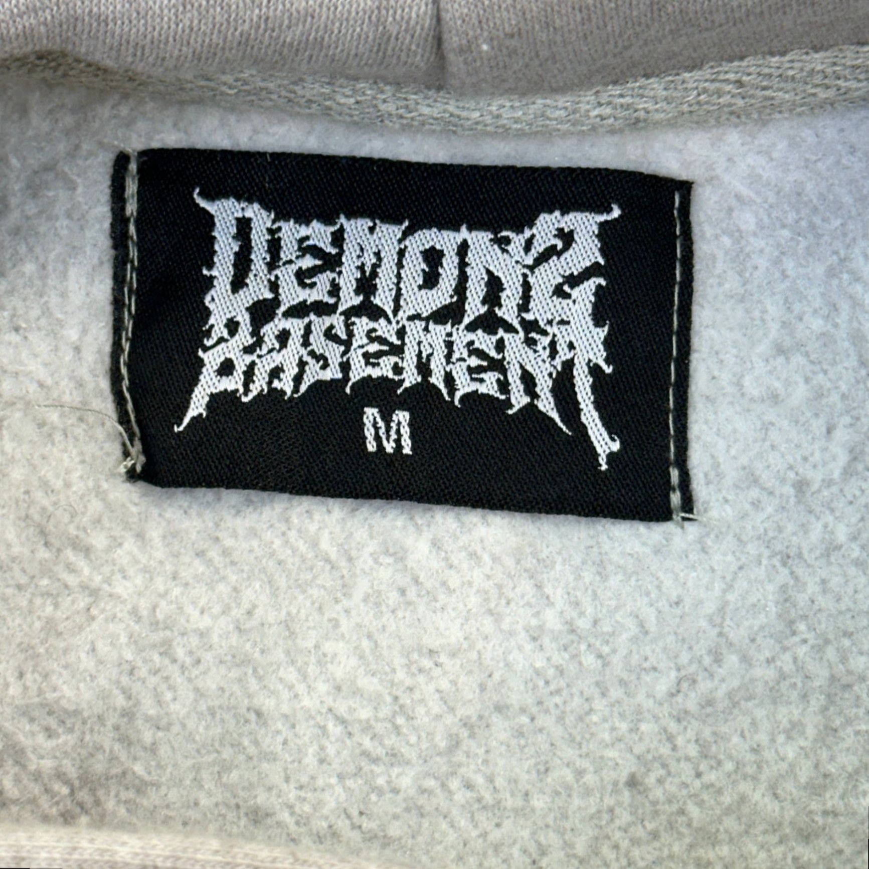 Vintage Demon Basement Hoodie Mens Medium Oatmeal Gray Streetwear Skate Logo Pullover Size US M / EU 48-50 / 2 - 5 Thumbnail