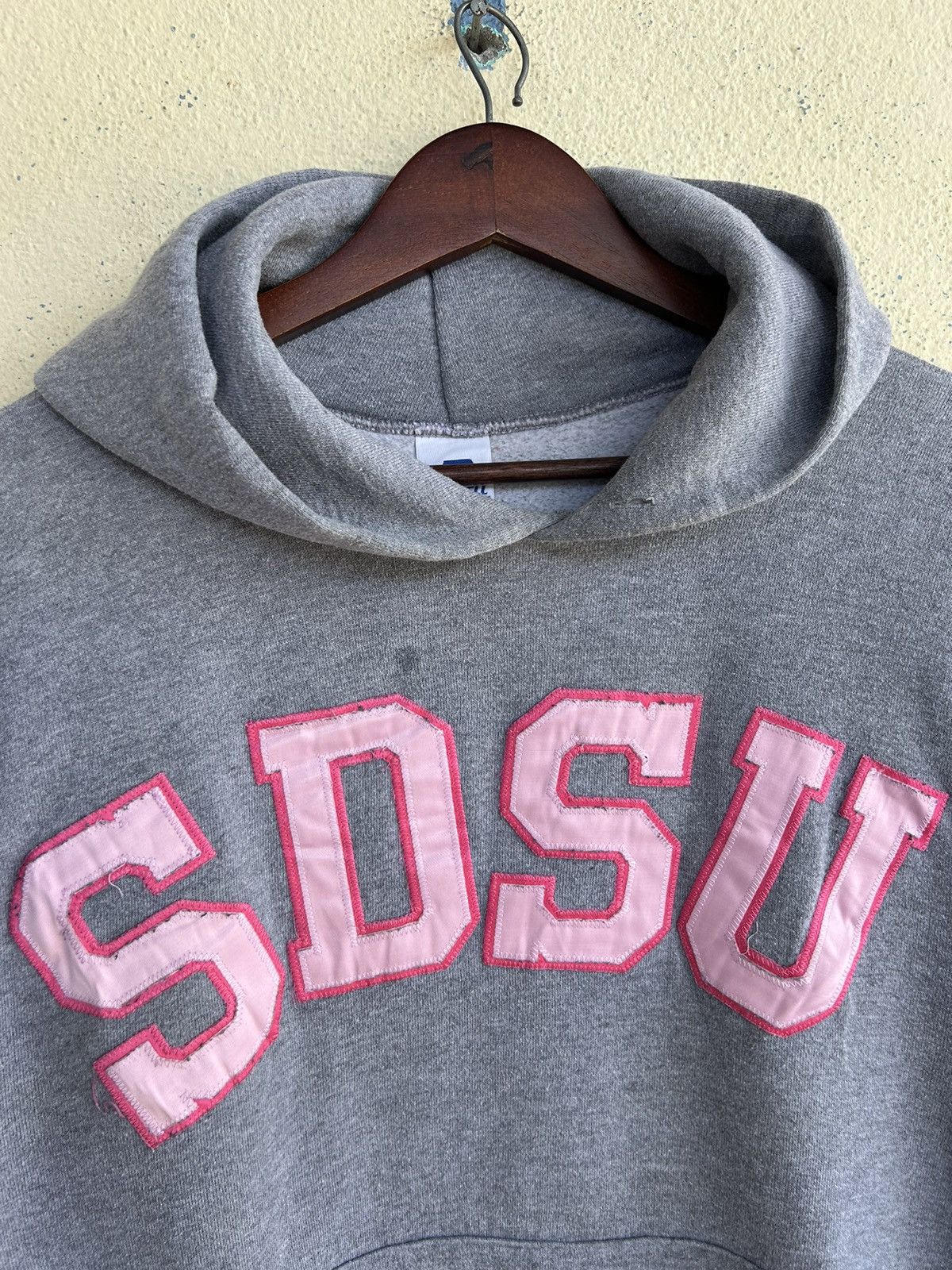 Vintage San Diego State University SDSU Pull Over Hoodie Size US S / EU 44-46 / 1 - 3 Thumbnail