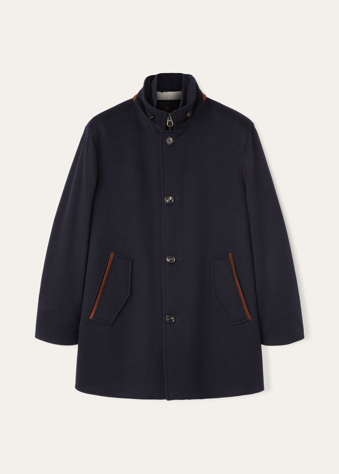 Loro Piana o1srvl11e1124 Ghibli Carcoat in Navy Blue Size US S / EU 44-46 / 1 - 1 Thumbnail