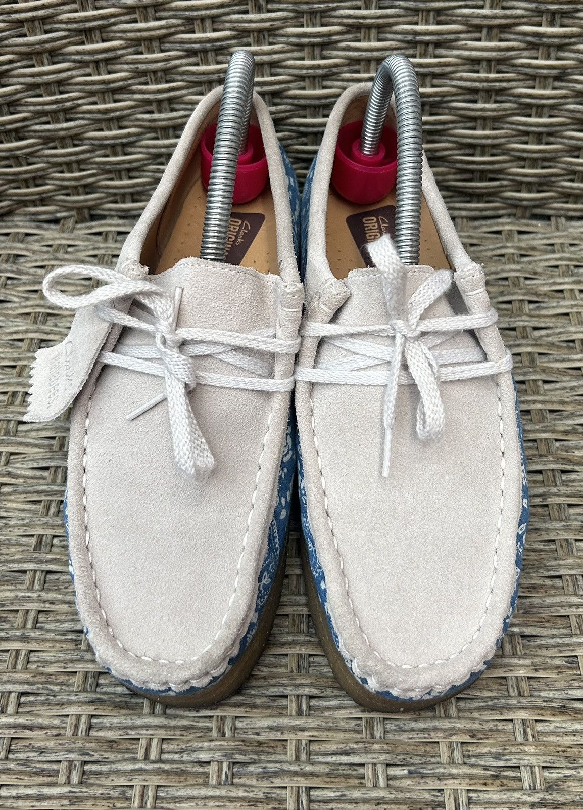 Clarks Clarks Wallabee Paisley Print Suede Moccasin Flats Womens Size US 7 / IT 37 - 7 Thumbnail