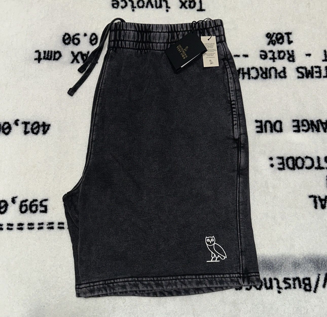Drake × October's Very Own OVO Muskoka Garment Dyed Shorts "Black" Size US 32 / EU 48 - 2 Thumbnail