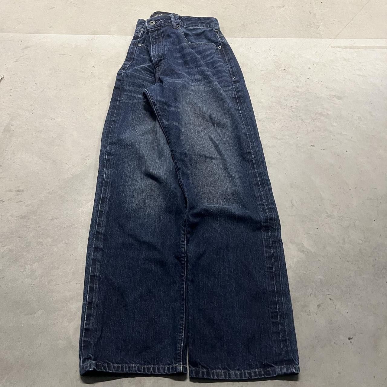 Japanese Brand × Vintage Crazy Vintage Y2K Grunge Dark Wash Denim jeans Skater Style! Size US 36 / EU 52 - 3 Thumbnail