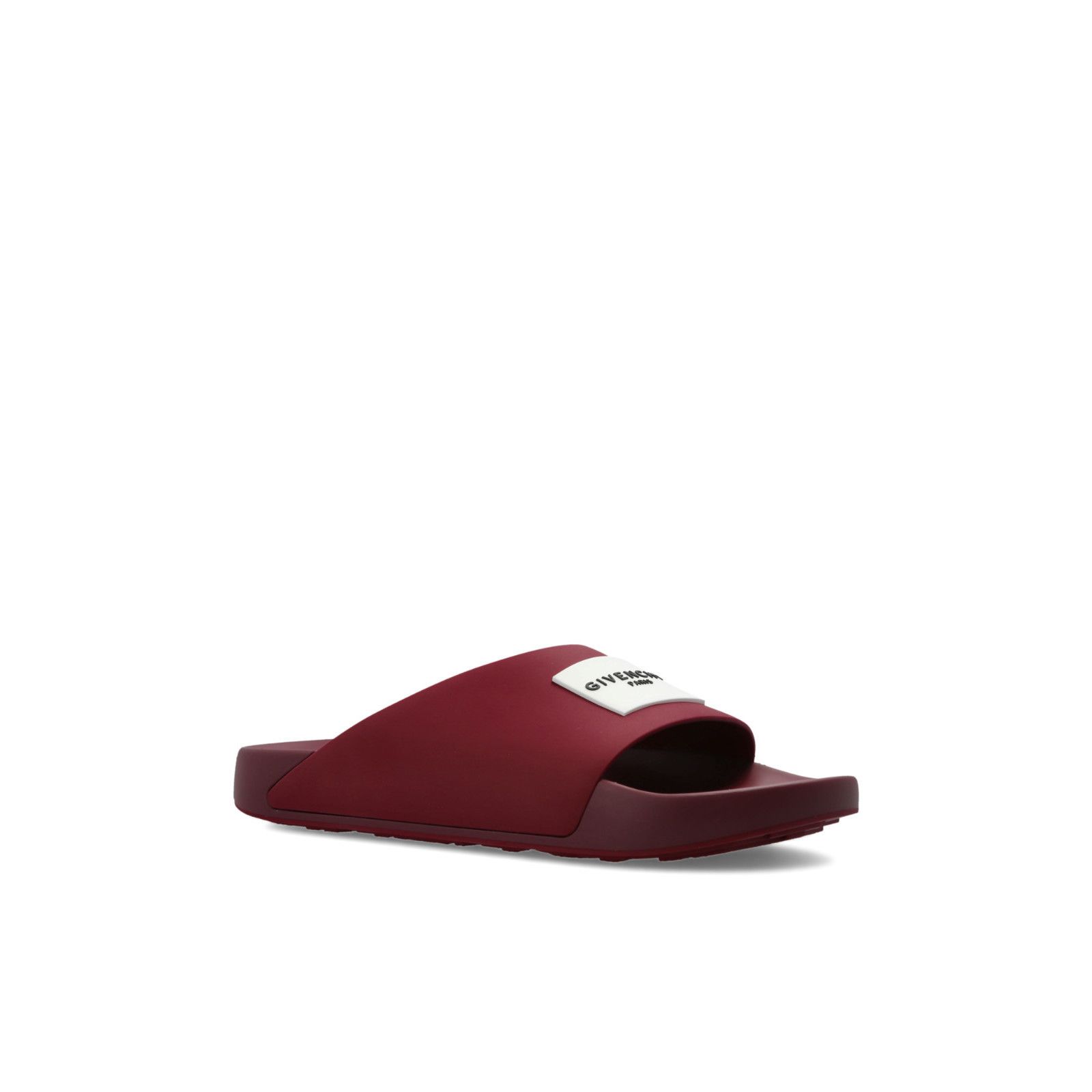 Givenchy GIVENCHY Burgundy Rubber Slide Sandals New & Authentic (Wome Size US 6 / IT 36 - 2 Thumbnail
