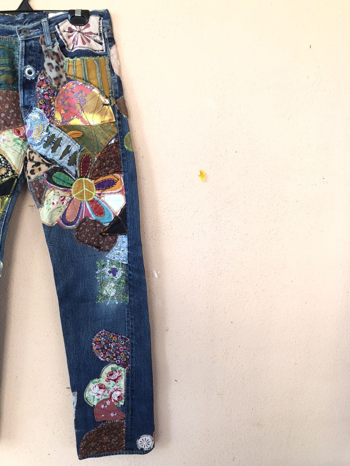 Japanese Brand × Kapital × Vintage Vintage KAPITAL Distressed Patchwork Custom Madez Size US 32 / EU 48 - 4 Thumbnail