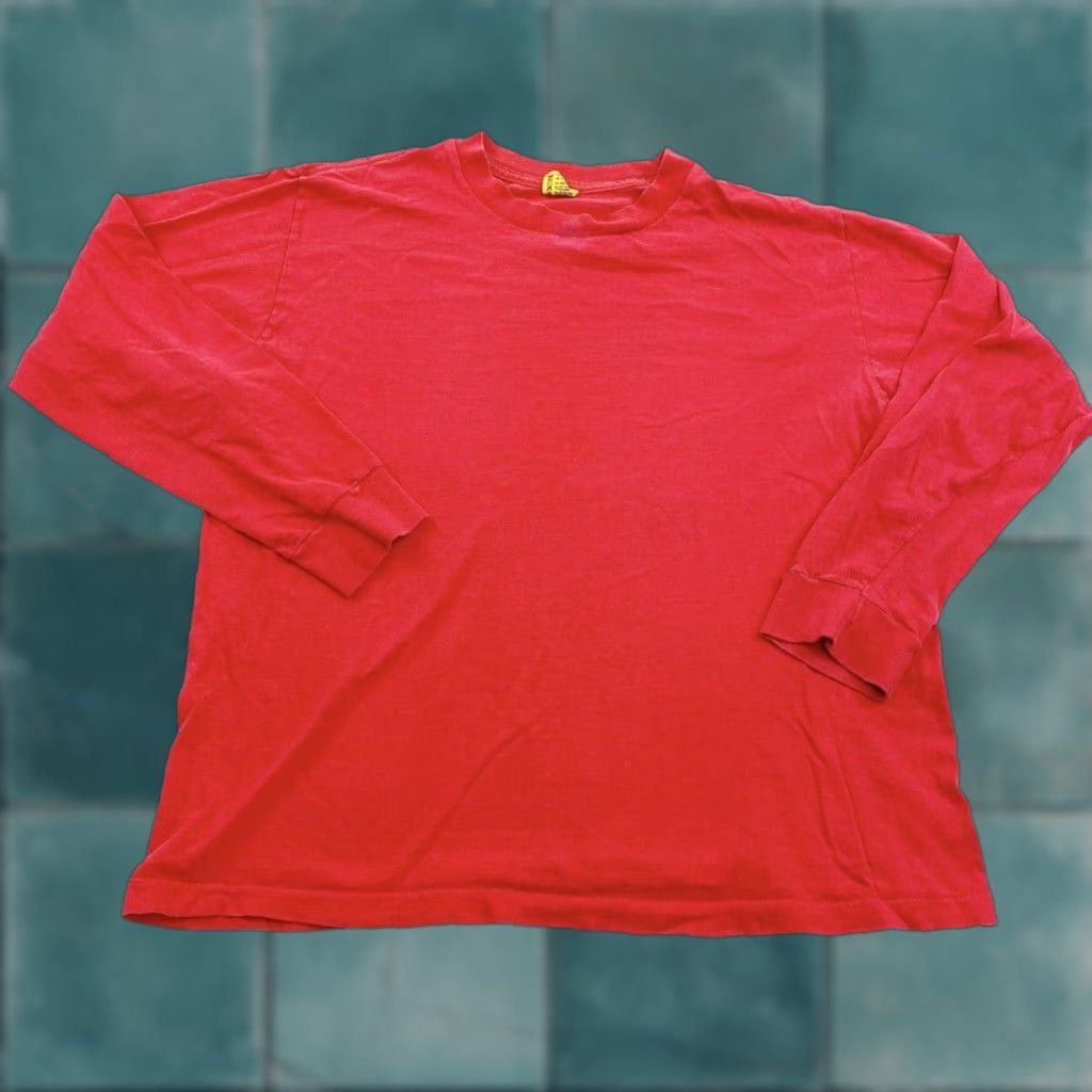 Vintage VINTAGE T Plus Long Sleeve T Shirt Mens Large Red Made in USA Size US L / EU 52-54 / 3 - 1 Thumbnail