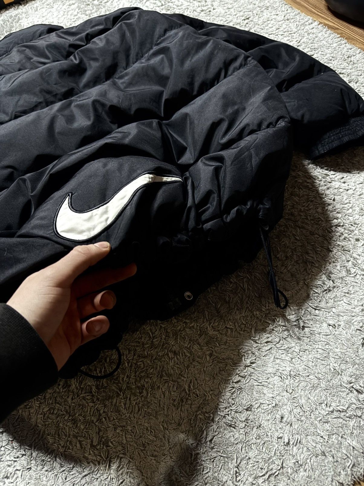 Nike 90s Nike Puffer Vintage Jacket Rare Big Logo Swoosh Size US L / EU 52-54 / 3 - 6 Thumbnail