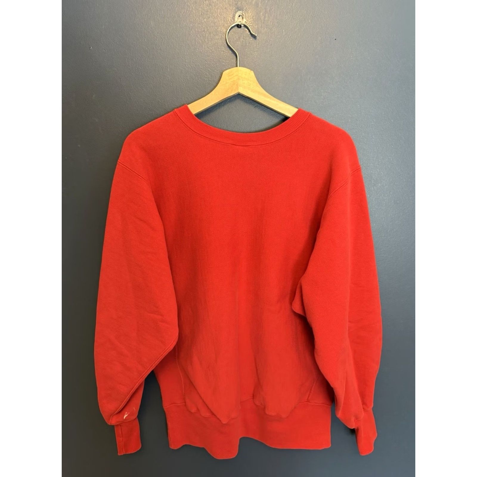 Champion VINTAGE Champion Reverse Weave Sweatshirt Red 90s Large Men Pullover Reversible St Benedict College Size L Size US L / EU 52-54 / 3 - 5 Thumbnail