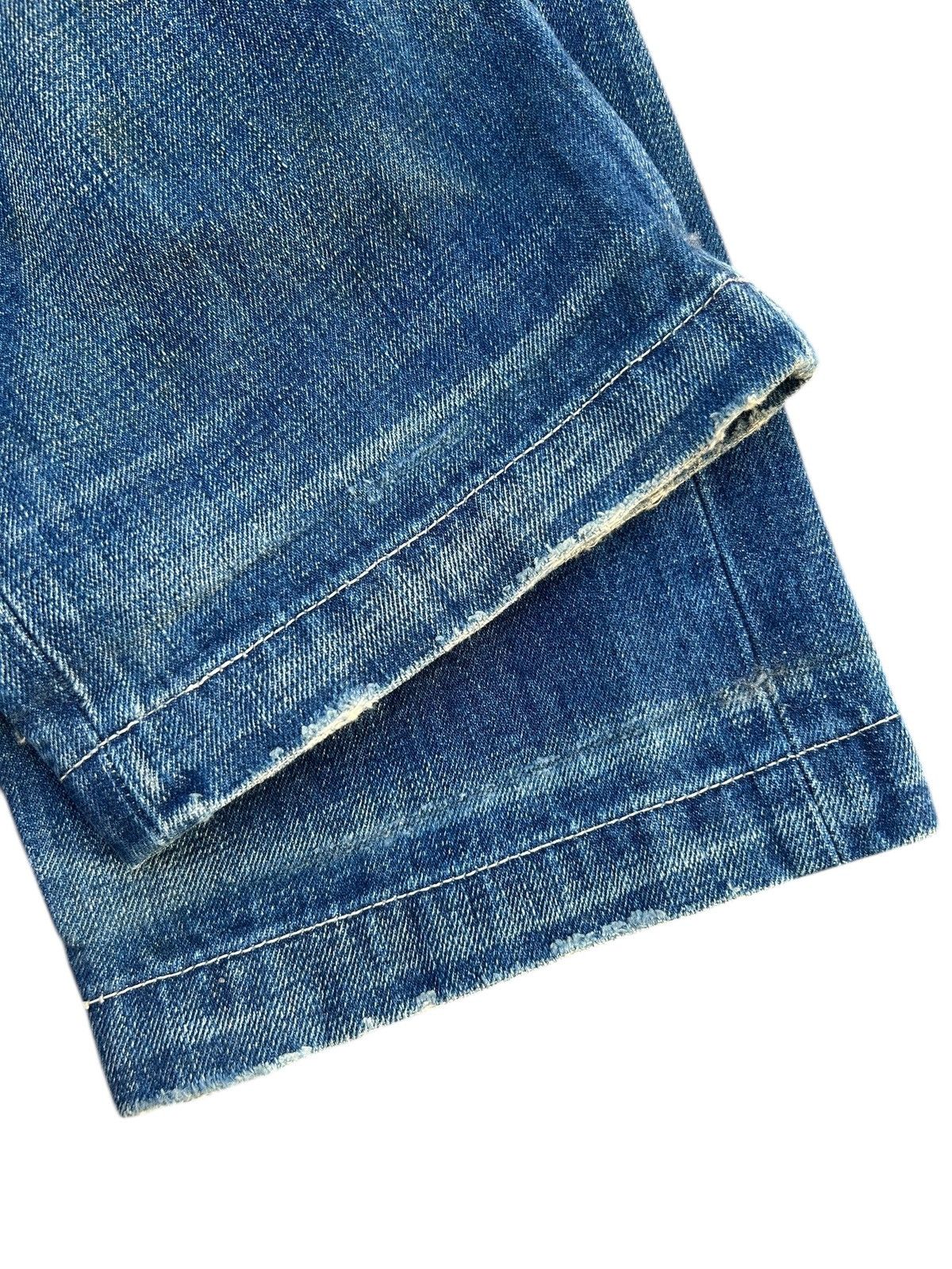 Kaws Thrashed Original Fake Kaws Selvedge Denim Jeans Size US 34 / EU 50 - 14 Thumbnail
