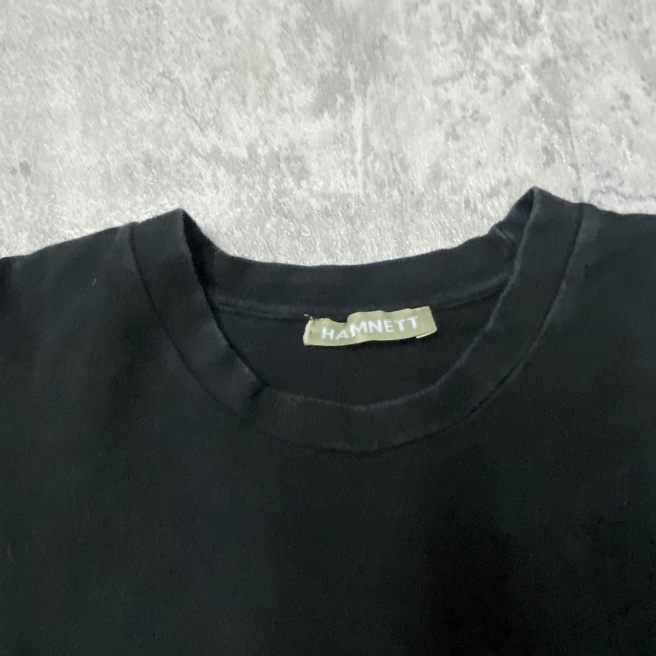 Katharine Hamnett London Black Hamnett T-shirt with white logo #streetwear Size US M / EU 48-50 / 2 - 4 Thumbnail