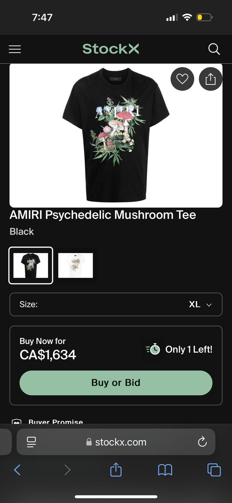 Amiri Amiri T-shirt Size US S / EU 44-46 / 1 - 6 Thumbnail