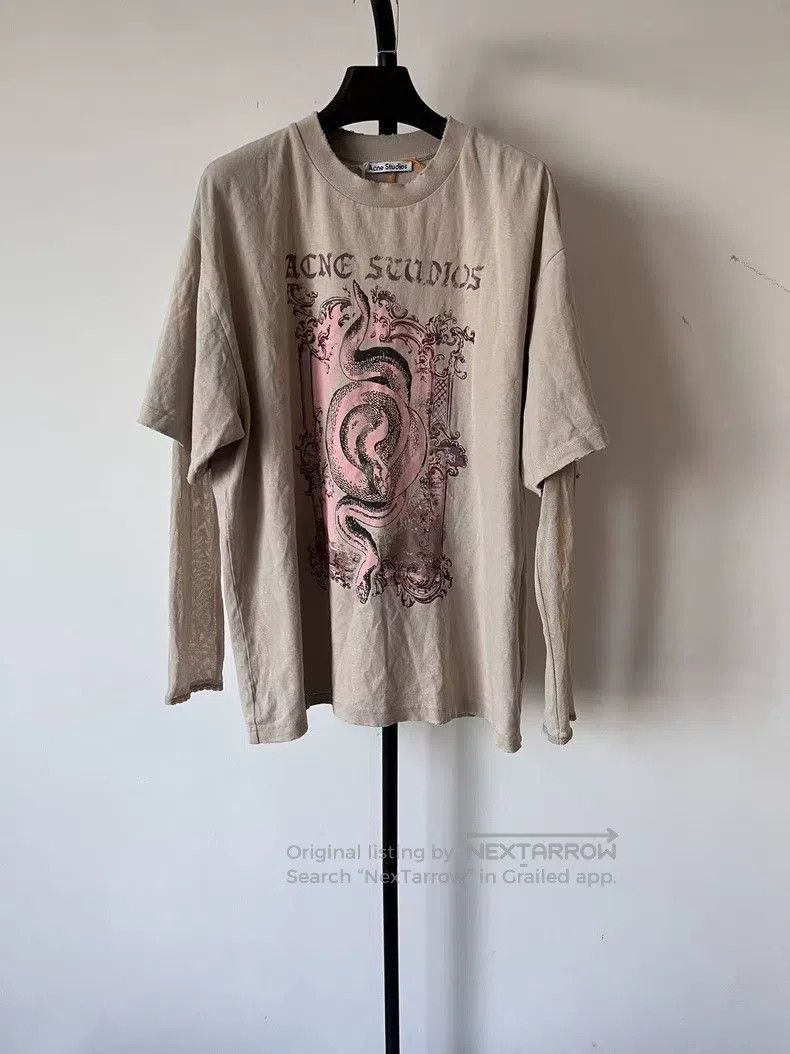 Acne Studios Acne Studios Distressed casual two-piece print sheer short Size XS / US 0-2 / IT 36-38 - 1 Thumbnail