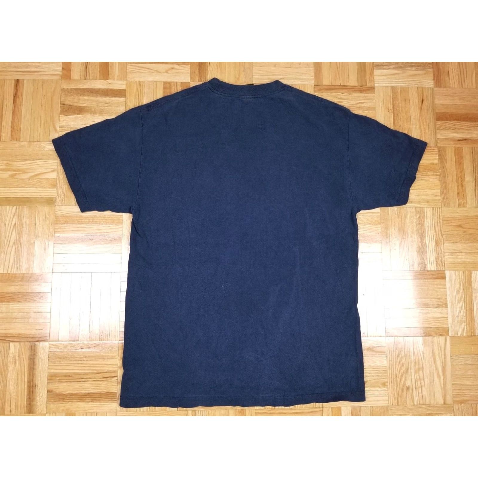 Vintage VINTAGE INDEPANDANT T-SHIRT Logo Skater Men SZ L Blue Cotton Short Sleeve Round Neck 90s USA BBR Size US L / EU 52-54 / 3 - 4 Thumbnail