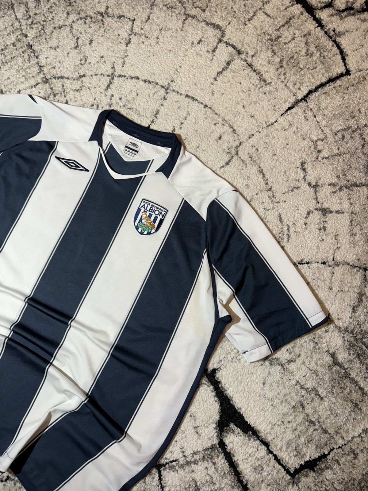 Umbro × Vintage Vintage West Bromwich Albion 2008/09 Umbro Jersey Blokcore Size US XXL / EU 58 / 5 - 2 Thumbnail