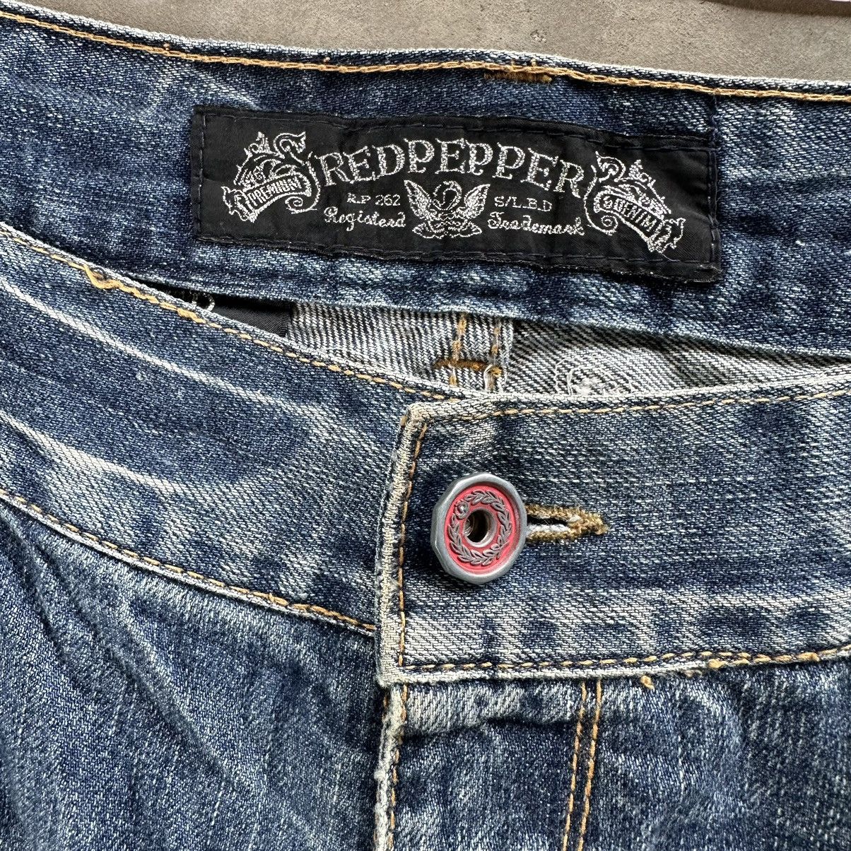 Japanese Brand Vintage Japanese PUNK Raw Faded Denim Jean Japan Size 34 Size US 34 / EU 50 - 7 Thumbnail