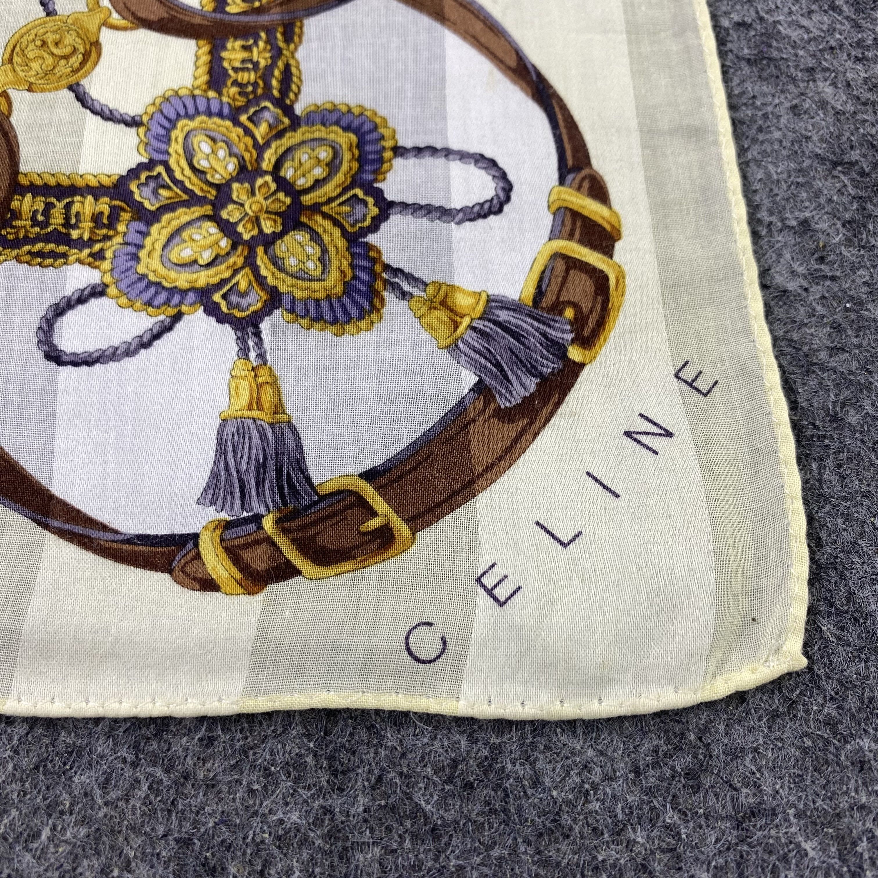 Celine Celine Handkerchief / Bandana / Neckerchief-B2084 Size ONE SIZE - 7 Thumbnail