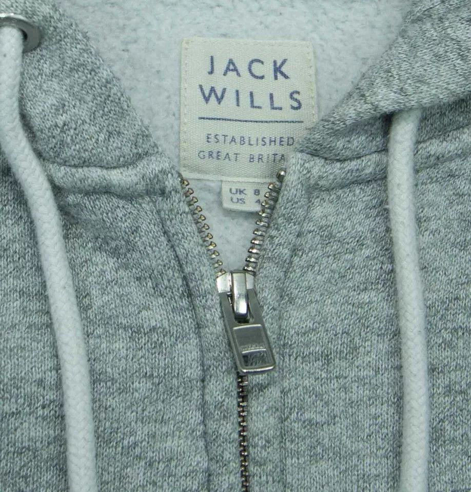 Jack Wills WOMENS JACK WILLS HOODY ZIP SIZE UK-8 VGC Size S / US 4 / IT 40 - 5 Thumbnail