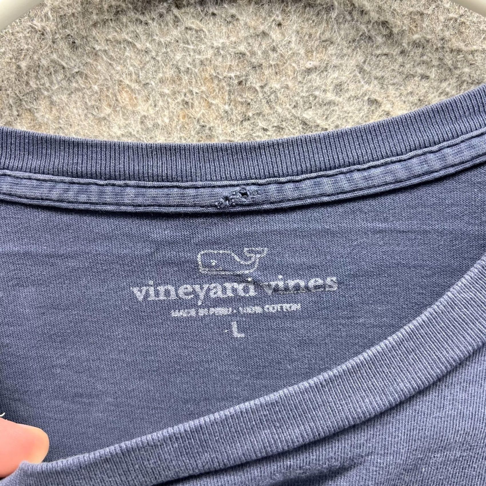 Vineyard Vines Vineyard Vines Shirt Mens Large Blue Pocket Boat Graphic USA Flag Tee Vintage Size US L / EU 52-54 / 3 - 6 Thumbnail