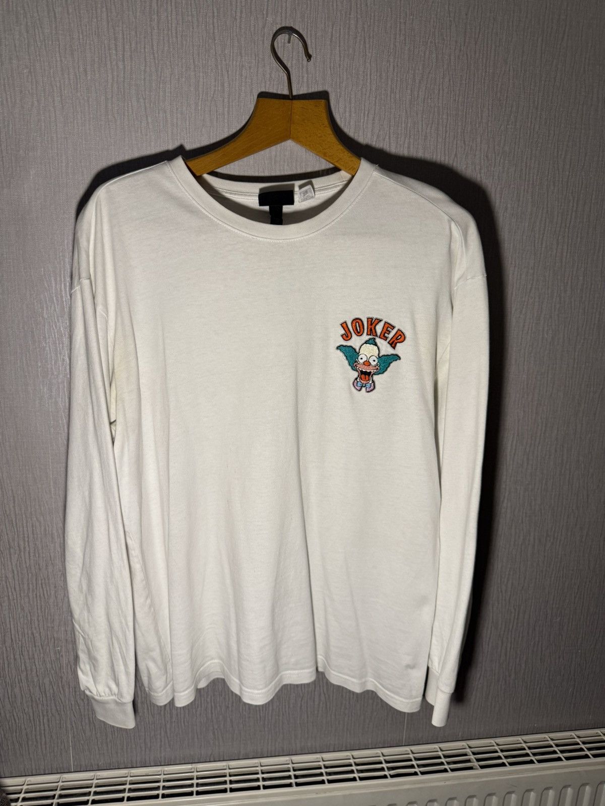 H&M White Long sleeve joker t shirt Size US L / EU 52-54 / 3 - 1 Thumbnail