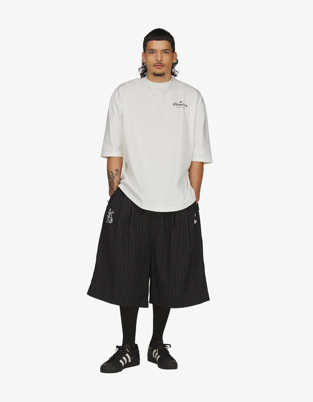 Willy Chavarria Willy Chavarria x Adidas White Logo T-Shirt Size US M / EU 48-50 / 2 - 4 Thumbnail