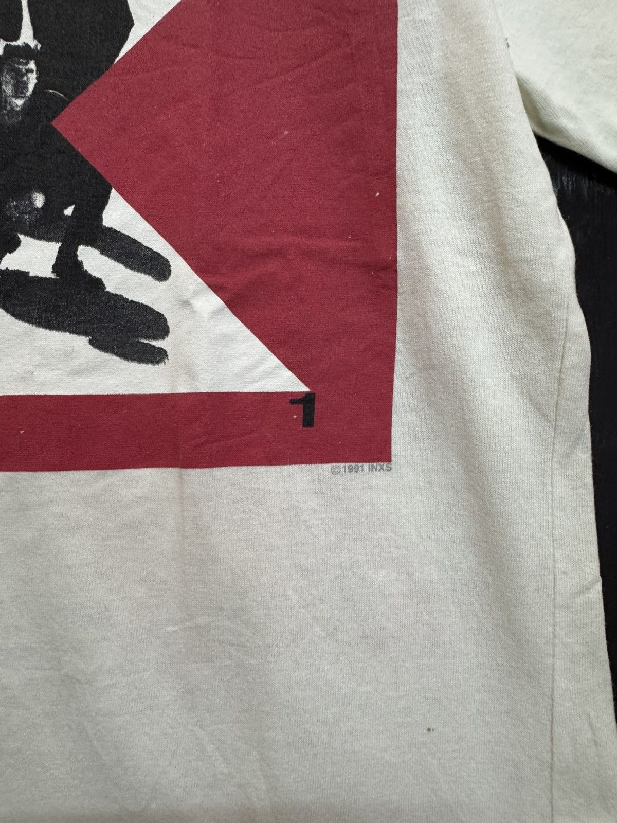 Band Tees × Vintage INXS 1991 WHITE TEE VINTAGE Size US M / EU 48-50 / 2 - 4 Thumbnail