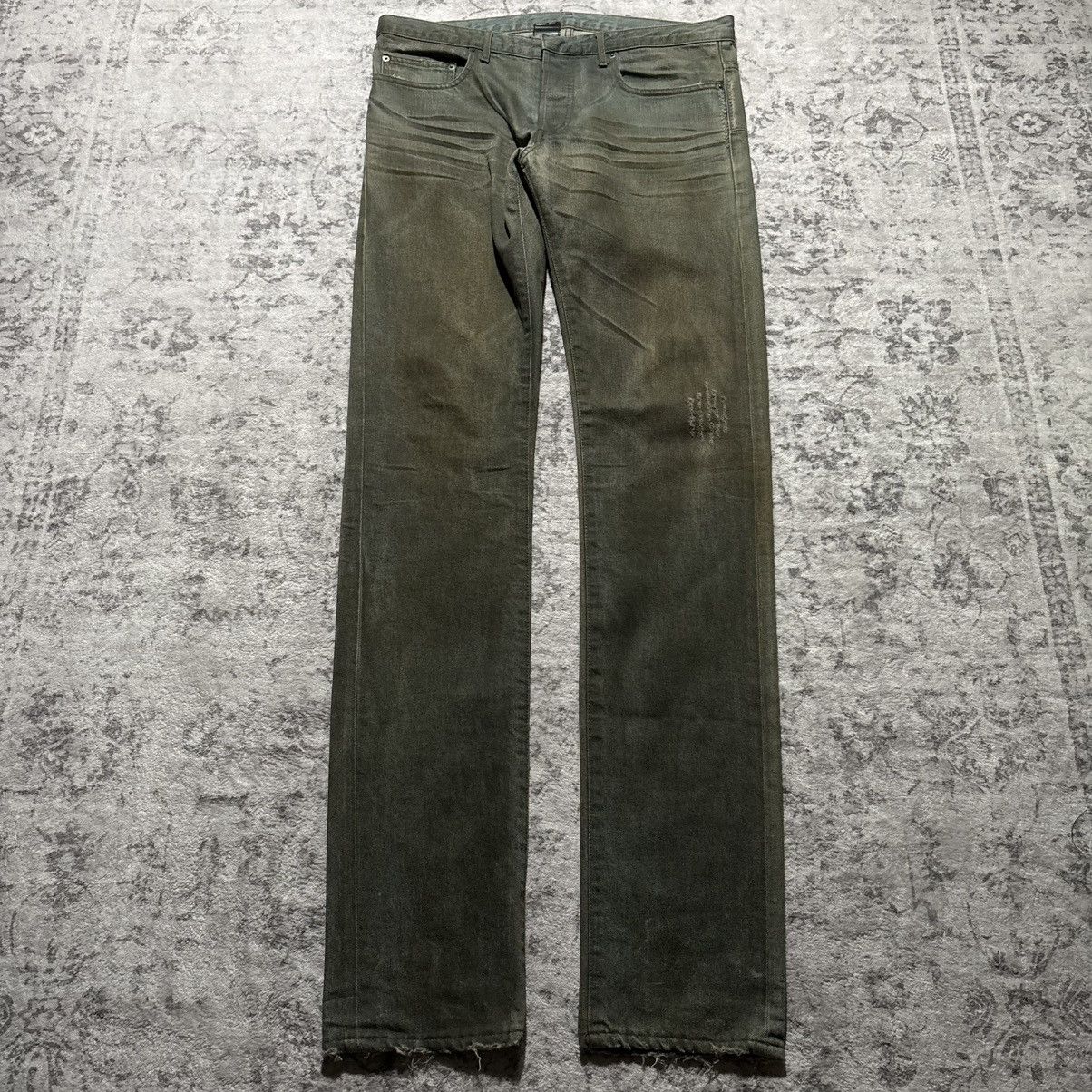 Pre-owned Dior X Hedi Slimane Dior Homme Ss04 Bleu Clair Claw Mark Denim Jeans | Size 32 In Blue