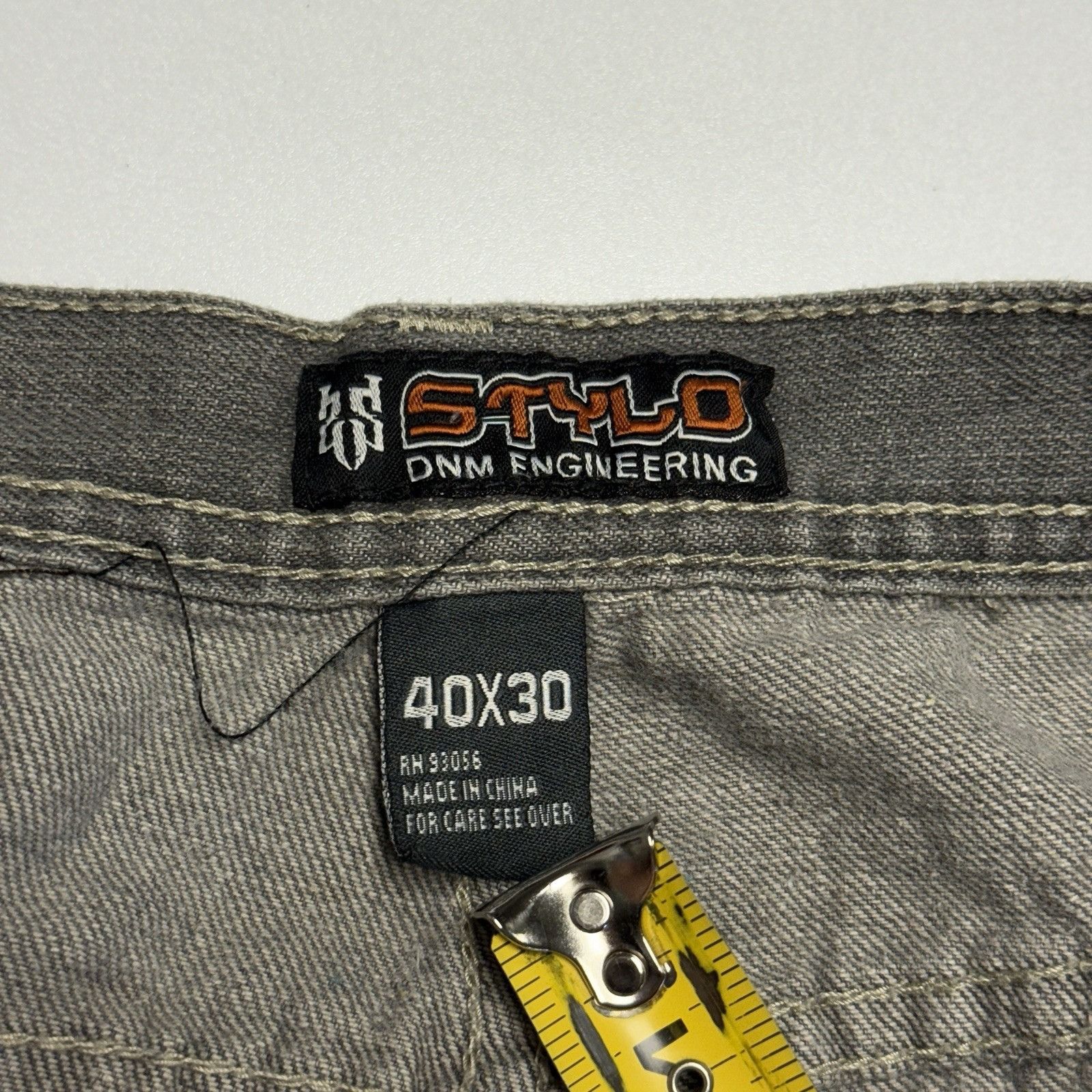 Vintage Vintage Y2K Stylo Jeans Mens (40x30) 38x28 Faded Gray Size US 40 / EU 56 - 13 Thumbnail
