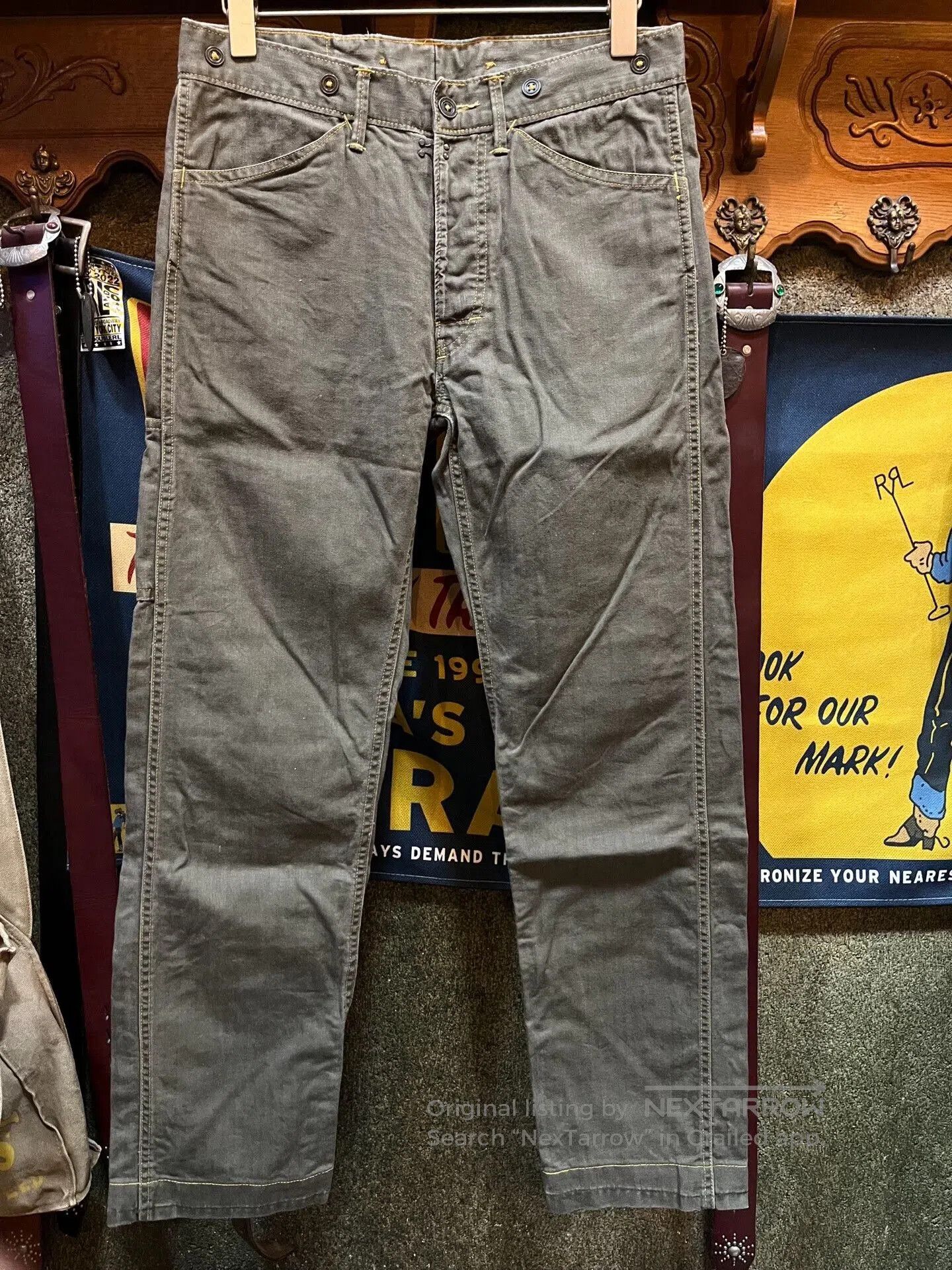 RRL Ralph Lauren grey casual work pants by Ralph Lauren. Size US 31 - 1 Thumbnail