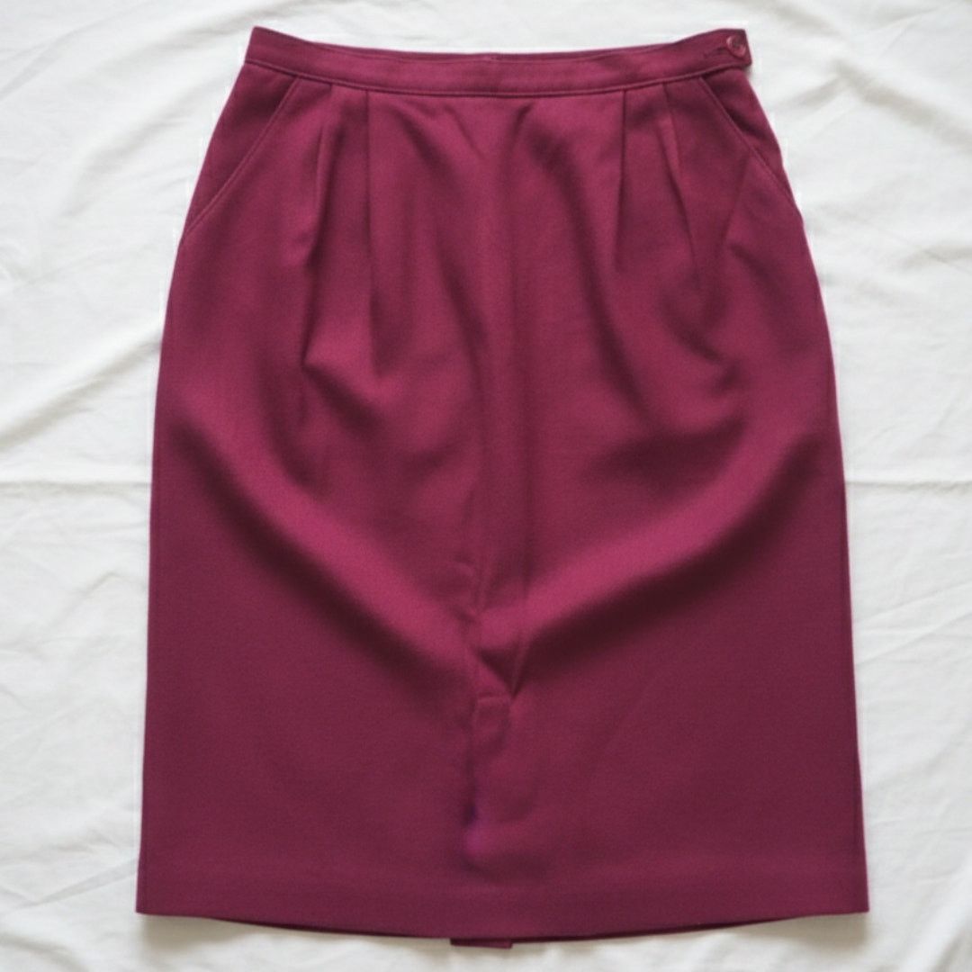 Pendleton Pendleton Vintage Wool Red Midi Pencil Skirt Womens 4 Size 27" / US 4 / IT 40 - 1 Thumbnail