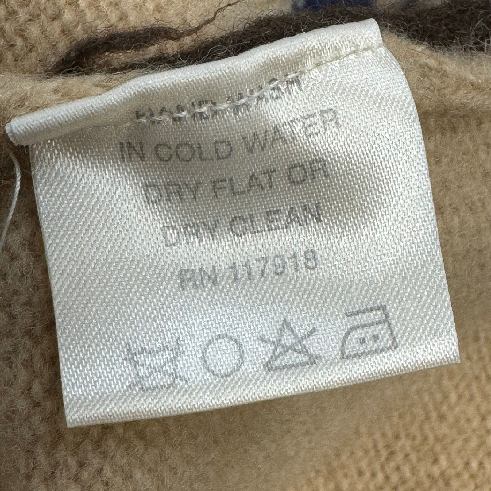 Vintage Harry Vardon 100% Wool Argyle Tan Blue Sweater Crewneck Golf Size US L / EU 52-54 / 3 - 8 Thumbnail