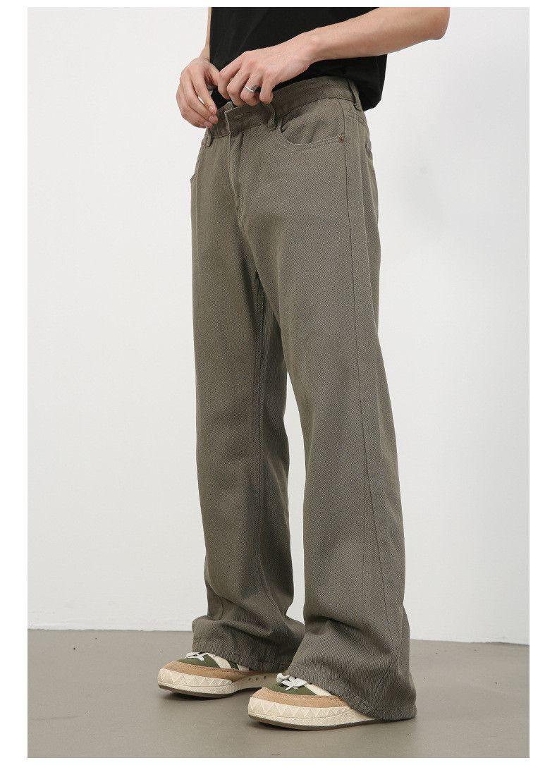 Japanese Brand × Jean Khaki loose straight casual flared jeans Size US 32 / EU 48 - 3 Thumbnail