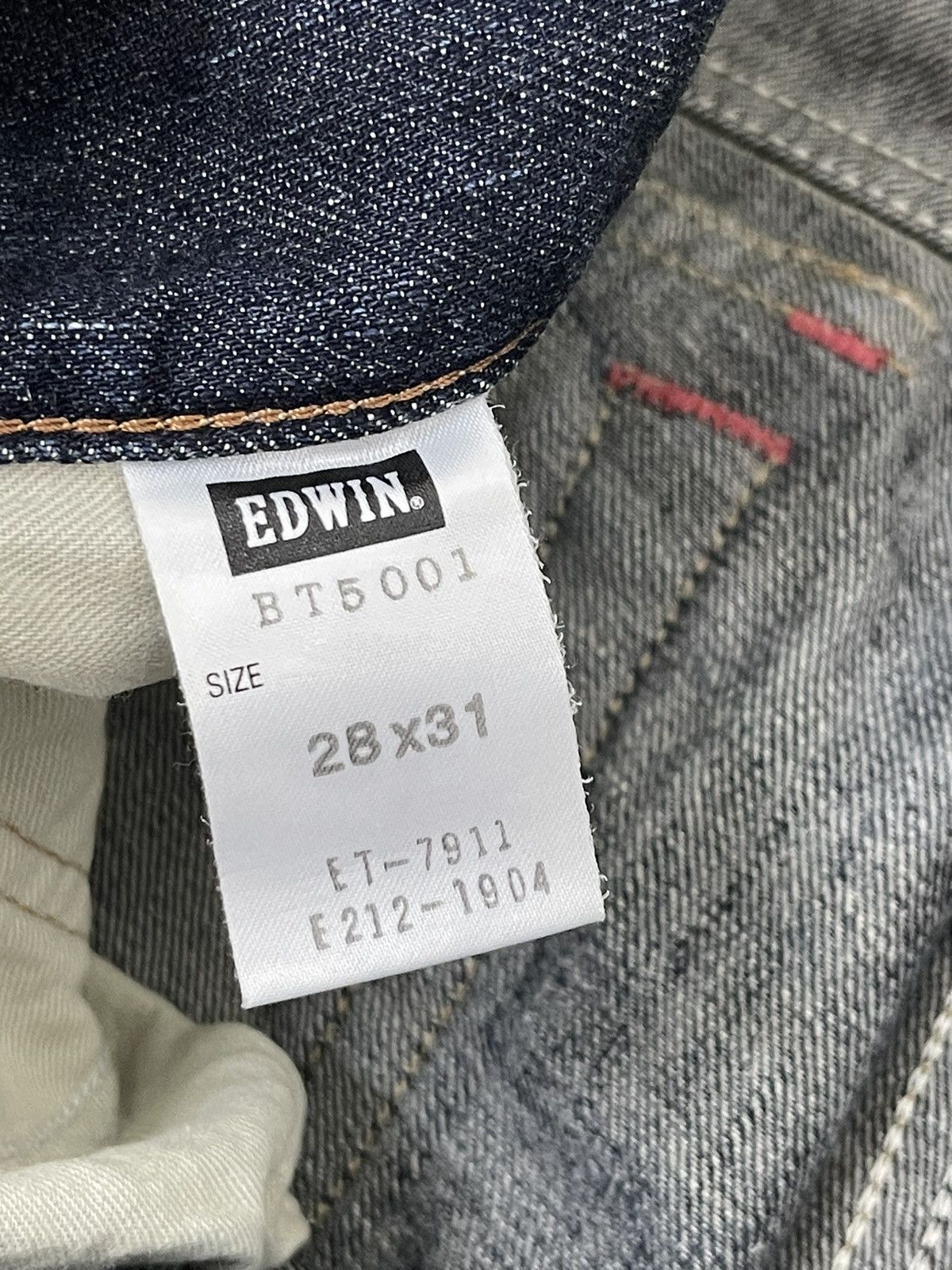 Edwin Flare Jeans Edwin Japan Distress Low Rise Boot Cut 8🟦5 Size US 31 - 21 Thumbnail