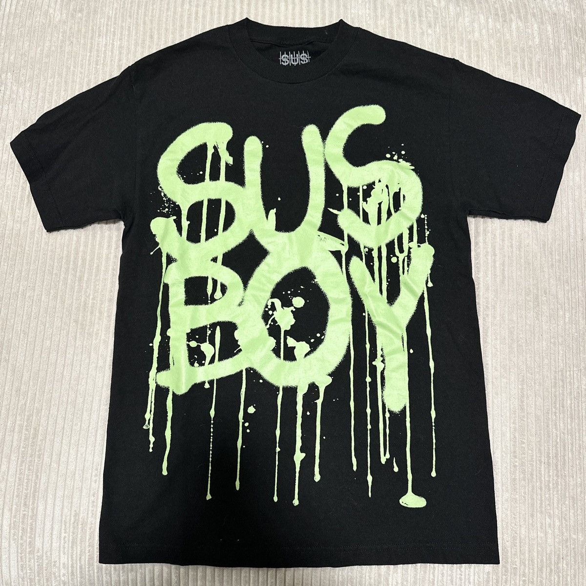 Sus Boy Sus Boy Acid Drip Spider T Shirt Men's Spray Paint | Grailed