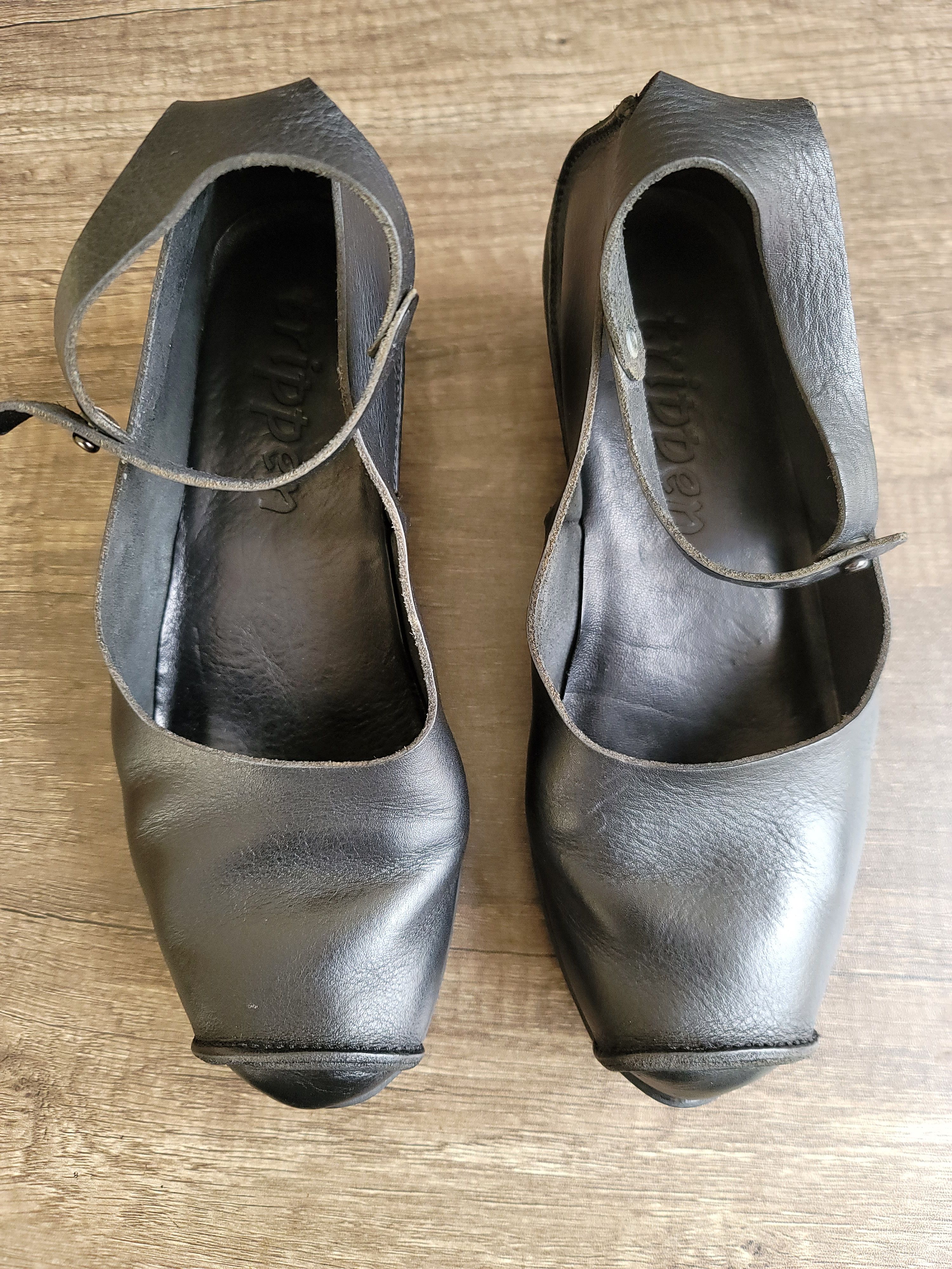 Trippen Trippen Mary Jane Leather Shoes Women's 37 US 6.5-7. Size US 7 / IT 37 - 13 Thumbnail