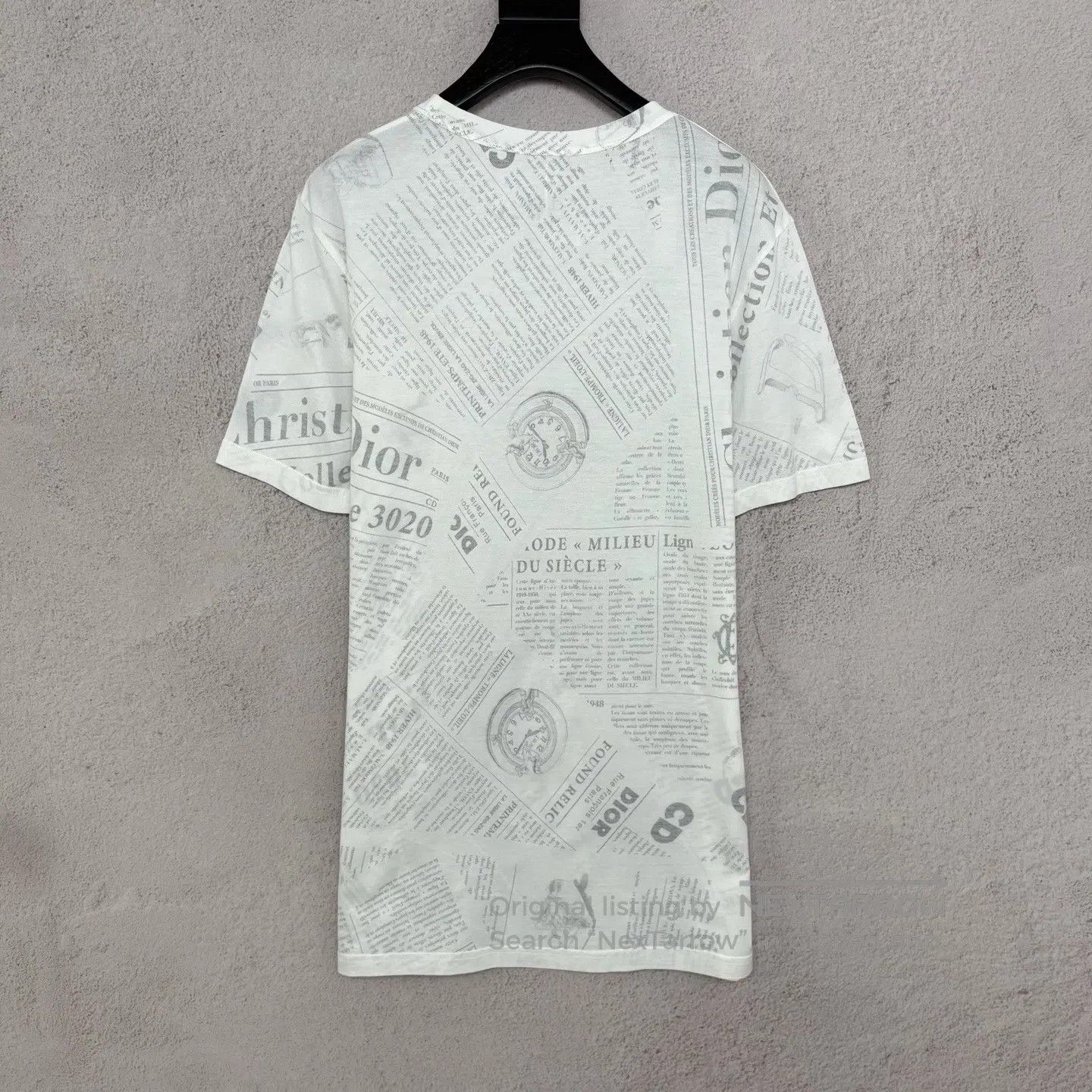 Dior Dior Newspaper-printed short-sleeved shirt Size US L / EU 52-54 / 3 - 2 Thumbnail